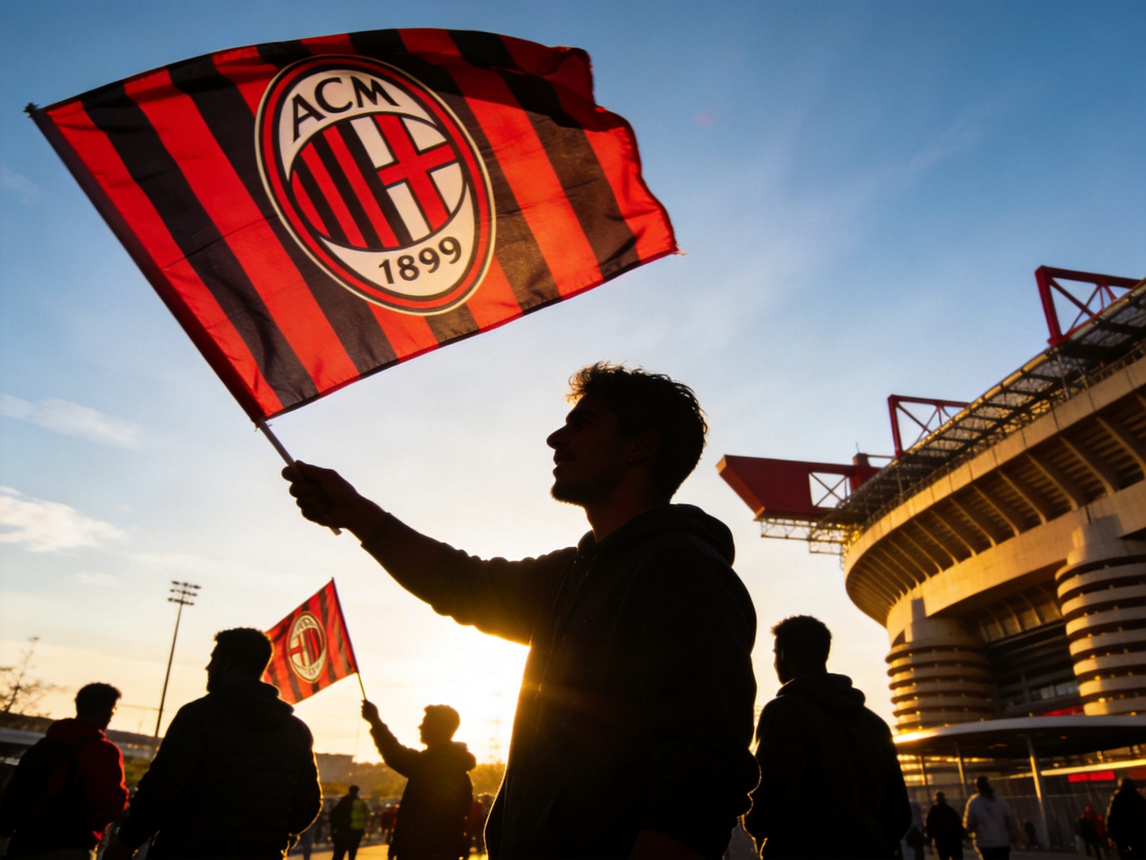 品牌说明板块配图，呈现 ACMilan 品牌标识与内容定位